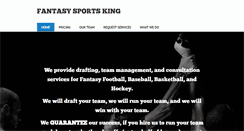 Desktop Screenshot of fantasyfootballking.com