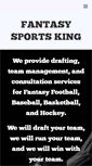Mobile Screenshot of fantasyfootballking.com