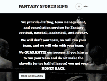 Tablet Screenshot of fantasyfootballking.com